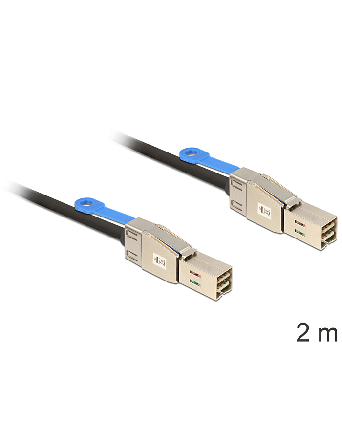 Delock kabel Mini SAS HD SFF-8644 > Mini SAS HD SFF-8644 2 m główny