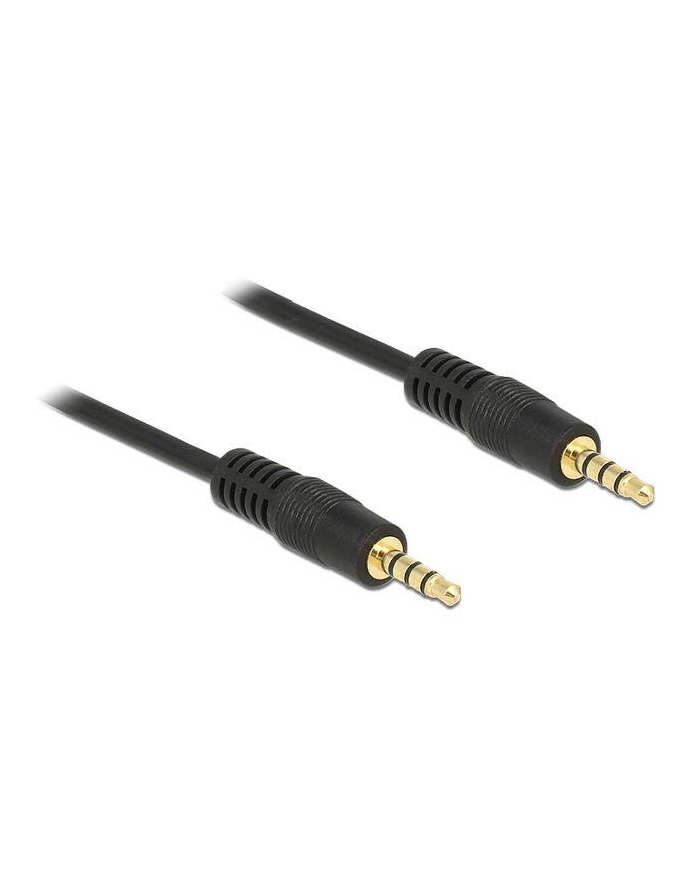 Delock Kabel Stereo Jack 3.5 mm 4 pin męski->Stereo Jack 3.5 mm 4 pin męski, 2m główny