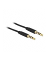 Delock Kabel Stereo Jack 3.5 mm 4 pin męski->Stereo Jack 3.5 mm 4 pin męski, 2m - nr 13