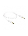 Delock Kabel Stereo Jack 3.5mm 4pin (M)->Stereo Jack 3.5mm 4pin (M), 1m, white - nr 18
