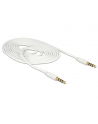Delock Kabel Stereo Jack 3.5mm 4pin (M)->Stereo Jack 3.5mm 4pin (M), 2m, white - nr 6