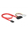 Delock kabel do dysków SATA 7pin - Molex 4 pin power + SATA 22 pin data + power - nr 16