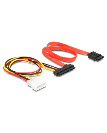 Delock kabel do dysków SATA 7pin - Molex 4 pin power + SATA 22 pin data + power