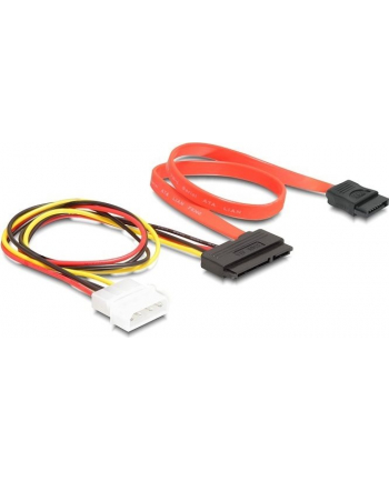 Delock kabel do dysków SATA 7pin - Molex 4 pin power + SATA 22 pin data + power