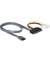 Delock kabel do dysków SATA 7pin - Molex 4 pin power + SATA 22 pin data + power - nr 9