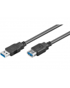 Gembird AM-AF kabel, przedłużacz USB 3.0 1.8M czarny - nr 1