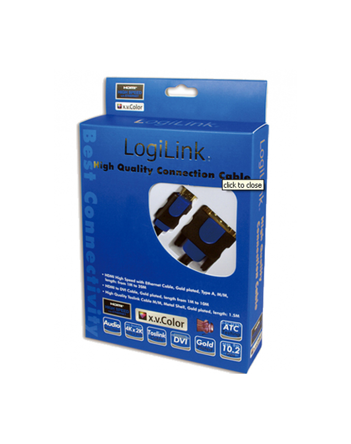 LOGILINK Kabel HDMI-DVI High Quality 5m główny