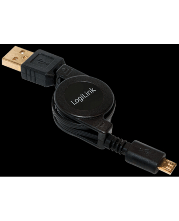 LOGILINK - Rozwijany kabel USB A męski do Micro USB B męski