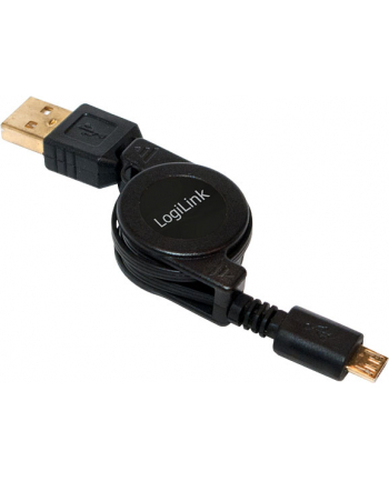 LOGILINK - Rozwijany kabel USB A męski do Micro USB B męski