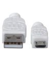 Manhattan Kabel Hi-Speed USB 2.0 A męski na micro-B męski, 1m, biały - nr 14