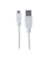 Manhattan Kabel Hi-Speed USB 2.0 A męski na micro-B męski, 1m, biały - nr 16