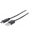 Manhattan Kabel USB-C męski na USB typu A męski 1m czarny USB 2.0 - nr 13