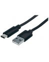 Manhattan Kabel USB-C męski na USB typu A męski 1m czarny USB 2.0 - nr 19