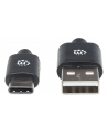 Manhattan Kabel USB-C męski na USB typu A męski 1m czarny USB 2.0 - nr 22