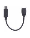 Manhattan Kabel USB-C męski na micro-B żeński 15cm czarny USB 2.0 - nr 10