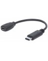 Manhattan Kabel USB-C męski na micro-B żeński 15cm czarny USB 2.0 - nr 11