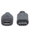 Manhattan Kabel USB-C męski na micro-B żeński 15cm czarny USB 2.0 - nr 12