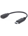 Manhattan Kabel USB-C męski na micro-B żeński 15cm czarny USB 2.0 - nr 13