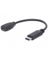 Manhattan Kabel USB-C męski na micro-B żeński 15cm czarny USB 2.0 - nr 18
