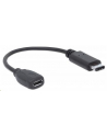 Manhattan Kabel USB-C męski na micro-B żeński 15cm czarny USB 2.0 - nr 3