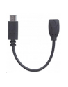 Manhattan Kabel USB-C męski na micro-B żeński 15cm czarny USB 2.0 - nr 5