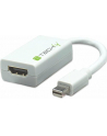 Techly Adapter Mini DisplayPort męski na HDMI żeński, biały, 15cm - nr 7