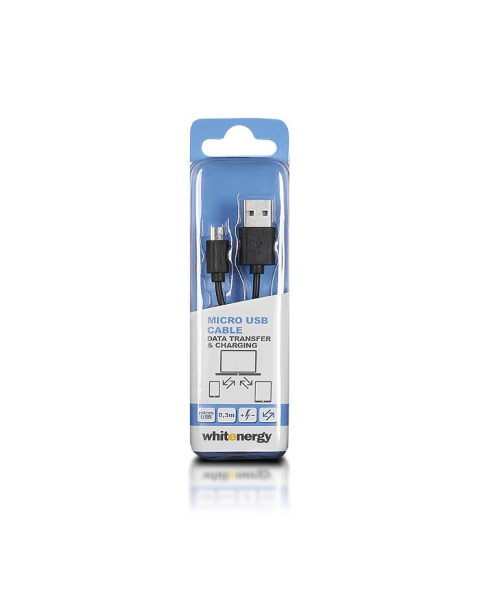 Whitenergy Kabel do przesyłu danych, wtyczka USB 2.0 na micro USB główny