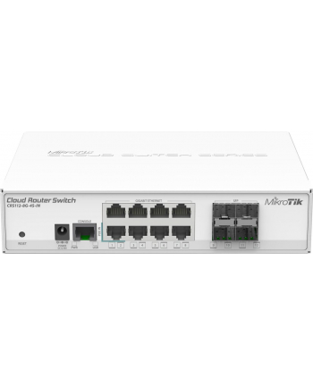 MikroTik CRS112-8G-4S-IN L5 8xGig LAN, 4xSFP, PoE in, desktop case