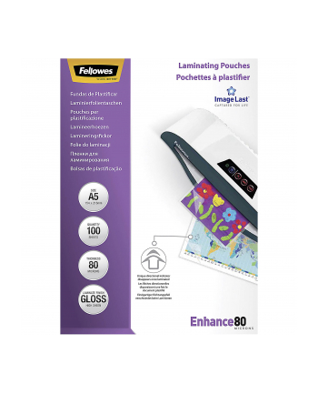 Fellowes Folie do laminowania 80 µ, 154x216 mm - A5, 100 szt.