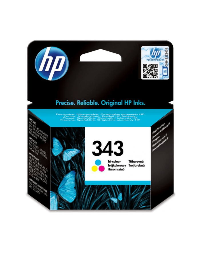 Głowica drukująca HP 343 tri-colour Vivera | 7ml | PS325/375/8150,DJ5740/654 główny