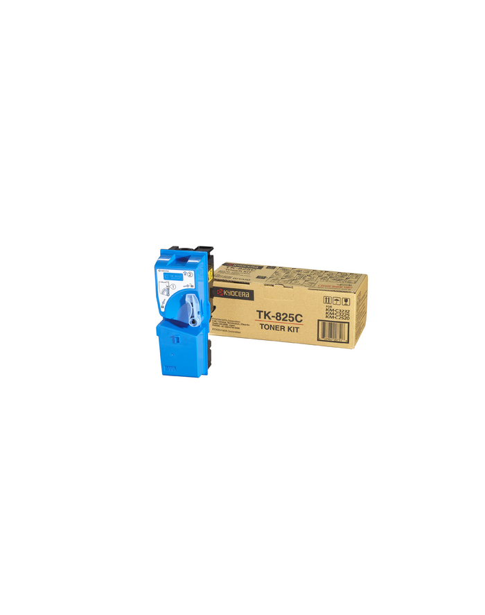 Toner Kyocera TK-825-C | 7000 str | Cyan | KM-C2520, KM-C3225, KM-C3232 główny