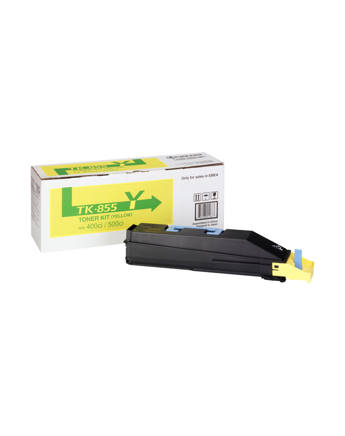 Toner Kyocera TK-855-Y | 18000 str | Yellow | TASKalfa 400ci 500ci 552Ci główny