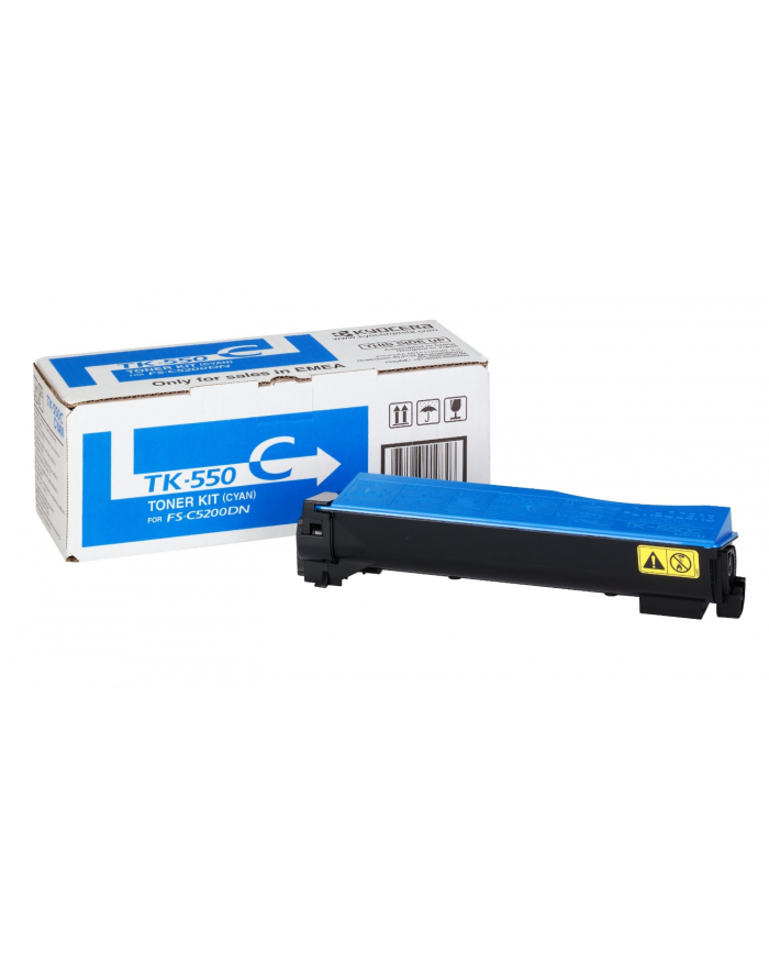 Toner Kyocera TK-550-C | 6000 str | Cyan |   FS-C5200DN główny