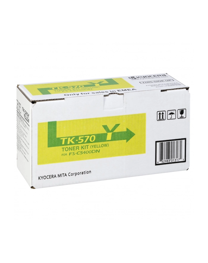 Toner Kyocera TK-570Y | 12000 str | Yellow | ECOSYS P7035cdn FS-C5400DN główny