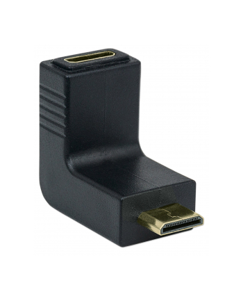 Manhattan Adapter HDMI, HDMI mini C na HDMI mini C, M/Ż, kątowy 90° do góry