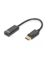 ASSMANN KABEL ADAPTER DISPLAYPORT 1.1A TYP DP/HDMI A M/Ż CZARNY 0 15M AK-340400-001-S - nr 26