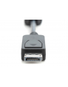 ASSMANN KABEL ADAPTER DISPLAYPORT 1.1A TYP DP/HDMI A M/Ż CZARNY 0 15M AK-340400-001-S - nr 38