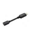 ASSMANN KABEL ADAPTER DISPLAYPORT 1.1A TYP DP/HDMI A M/Ż CZARNY 0 15M AK-340400-001-S - nr 3