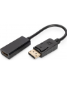 ASSMANN KABEL ADAPTER DISPLAYPORT 1.1A TYP DP/HDMI A M/Ż CZARNY 0 15M AK-340400-001-S - nr 44