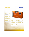 Aparat Panasonic Lumix DMC-FT30 Pomarańczowy - nr 5