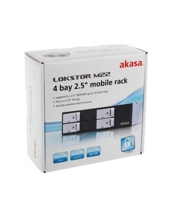 Akasa Mobile Rack 4x 2.5' SSD/HDD AK-IEN-02