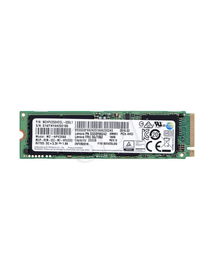 Lenovo ThinkStation 256GB M.2 Solid State Drive główny