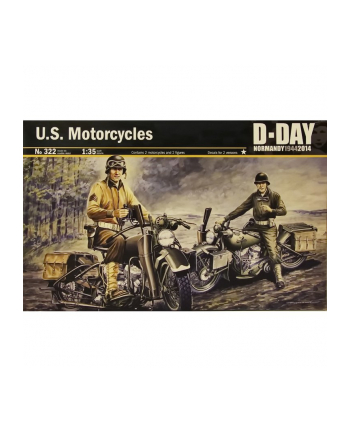 ITALERI U.S. Motorcyles WWII DDay