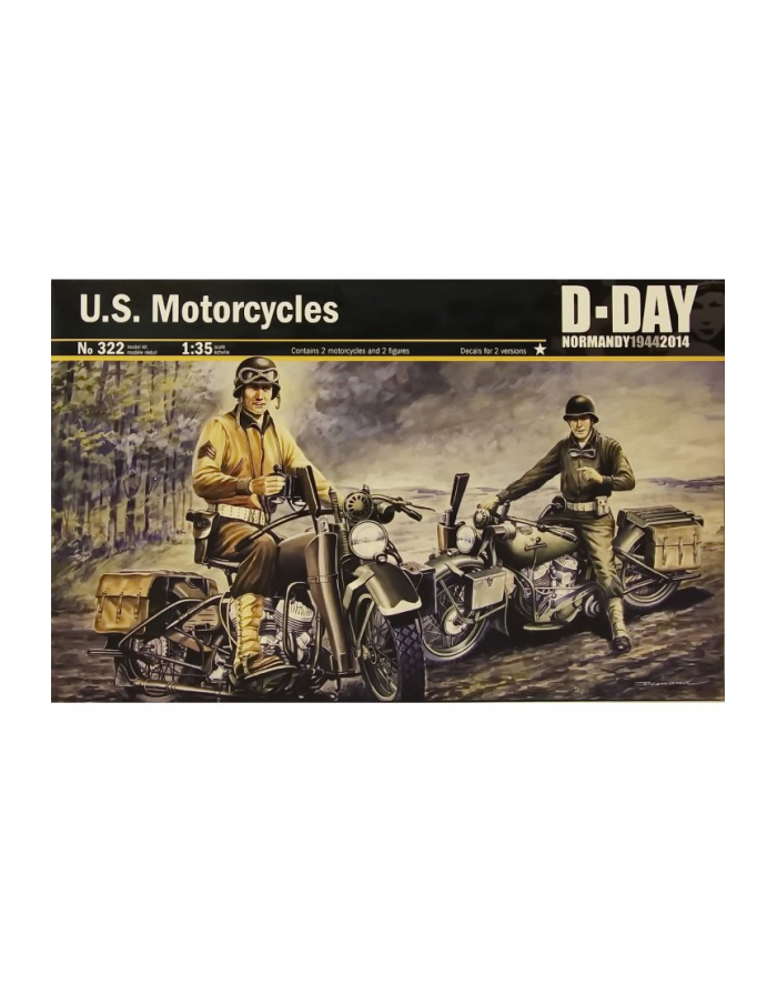 ITALERI U.S. Motorcyles WWII DDay główny