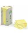3M-POST-IT Bloczek samop. ekologiczny POST-IT® (654-1T), 76x76mm, 16x100 kart., żółty - nr 3