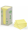 3M-POST-IT Bloczek samop. ekologiczny POST-IT® (654-1T), 76x76mm, 16x100 kart., żółty - nr 4