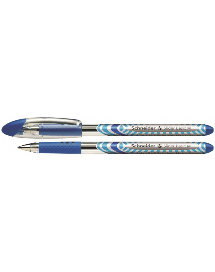 Długopis SCHNEIDER Slider Basic, M, niebieski główny