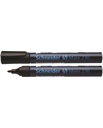 Marker permanentny SCHNEIDER Maxx 230, okrągły, 1-3 mm, czarny