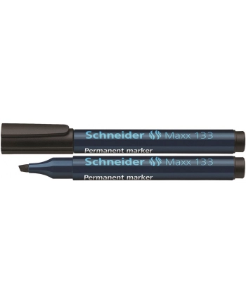 Marker permanentny SCHNEIDER Maxx 133, ścięty, 1-4 mm, czarny
