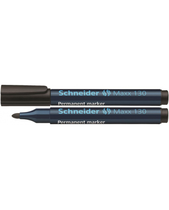 Marker permanentny SCHNEIDER Maxx 130, okrągły, 1-3 mm, czarny nr 1